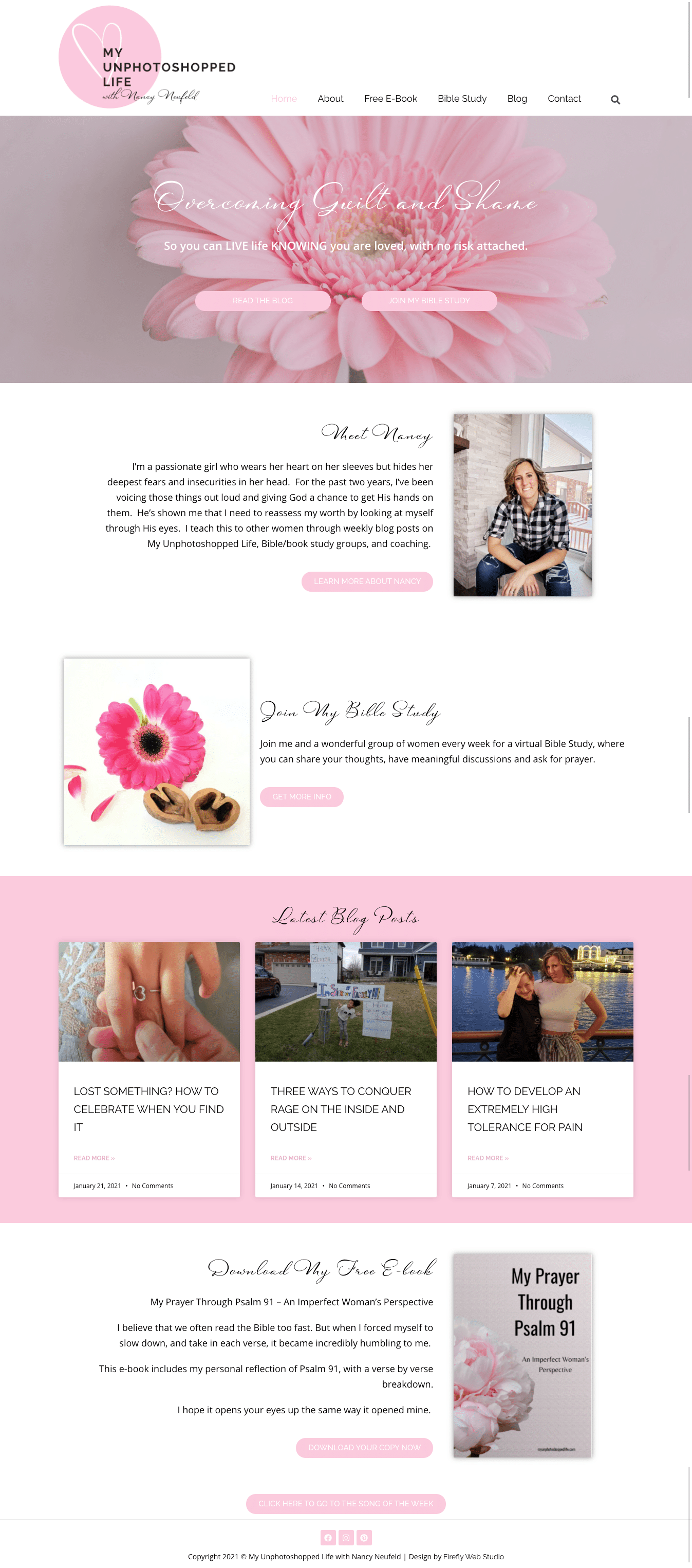 custom blogging website - my unphotoshopped life